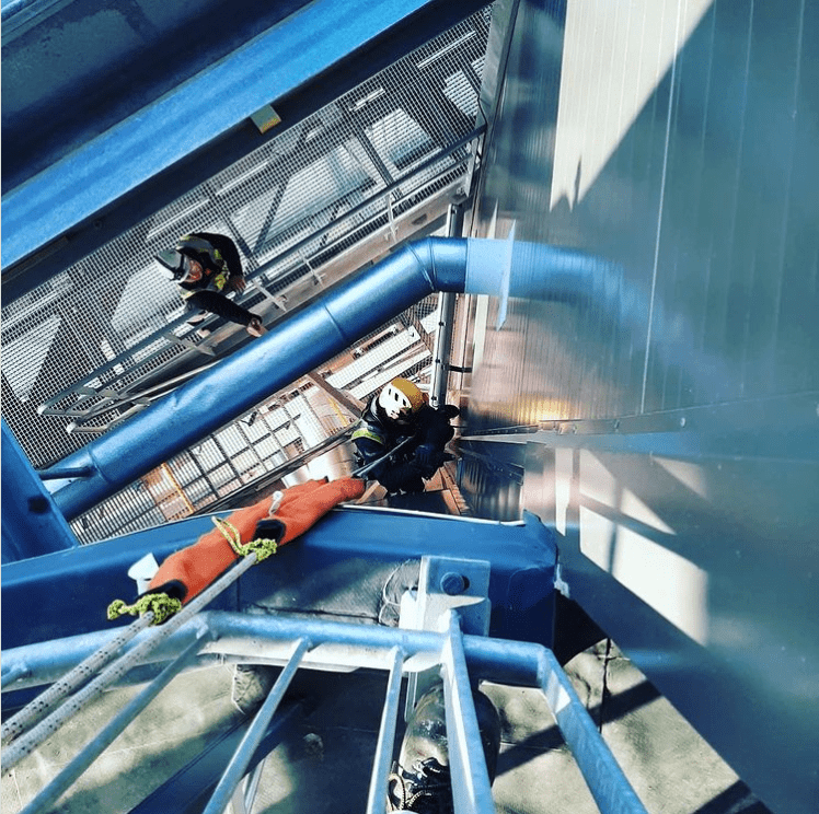 Rope access Jed lee Cocoon Holland