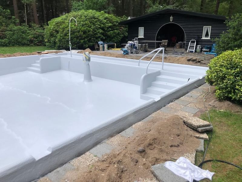 Waterdichte zwembadcoating – Landgoed Noorderheide