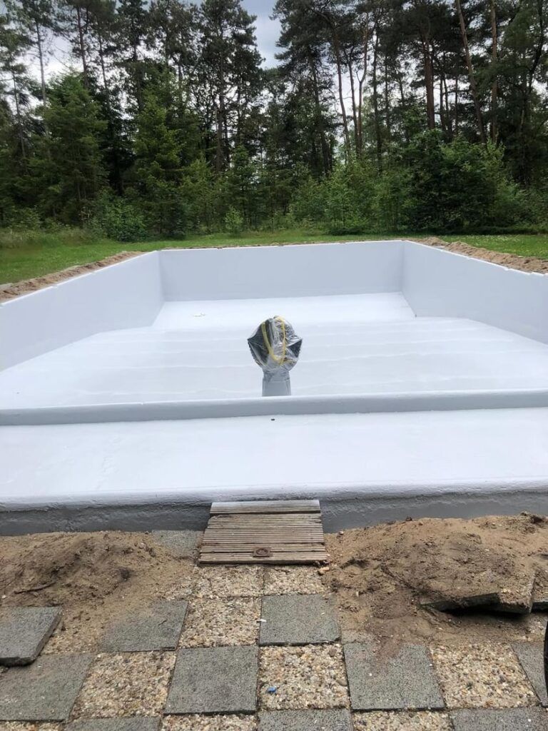 zwembad landgoed noorderheiden in Vierhouten coating product